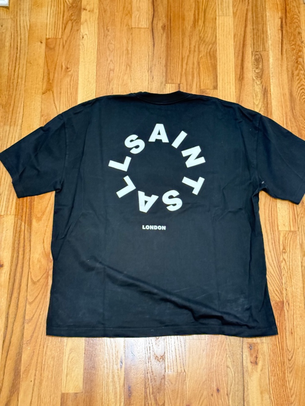 AllSaints Tierra Oversized Logo T-Shirt Black XL All Saints